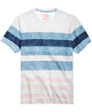 American Rag Men's Textured Stripe T-shirt, Created For Macy's