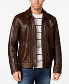 Andrew Marc Men's Outpost Evergrain Leather Jacket
