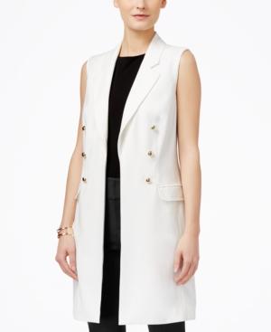 Inc International Concepts Petite Military-style Vest, Only At Macy's