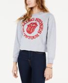 Bravado Juniors' Rolling Stones Cropped Graphic Sweatshirt