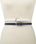 I.n.c. 2-for-1 Embossed & Solid Belts, Created For Macy's