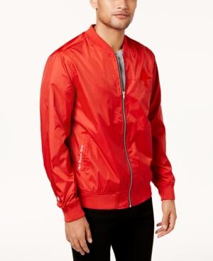Lrg Men's Rc Logo-print Full-zip Varsity Jacket