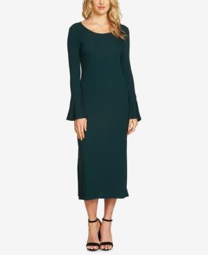 1.state Bell-sleeve Midi Dress