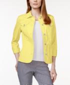 Charter Club Petite Denim Jacket, Only At Macy's