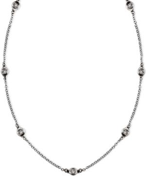 Trio By Effy Diamond Diamond Seven Station 16-18 (1/5 Ct. T.w.) In 14k White Gold