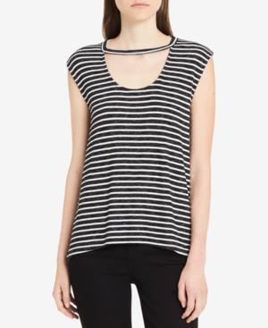 Calvin Klein Jeans Striped Choker Top