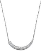 Diamond Journey Pendant Necklace (1/4 Ct. T.w.) In 14k White Gold