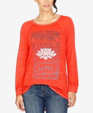 Lucky Brand Lotus Matchbox Raglan T-shirt