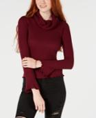 American Rag Juniors' Cowl-neck Top, Created For Macy's