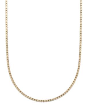 Giani Bernini 24k Gold Over Sterling Silver Necklace, 24 Box Chain