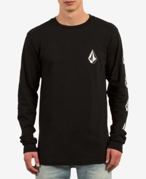 Volcom Men's Deadly Stones Long-sleeve Logo T-shirt