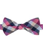 Tommy Hilfiger Men's Grid Print To-tie Bow Tie