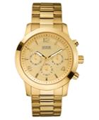 Guess Watch, Men's Chronograph Gold-tone Stainless Steel 45mm U15061g2