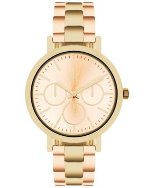 Inc International Concepts Women's Two-tone Bracelet Watch 38mm In015rgg, Only At Macy's