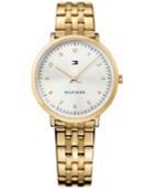 Tommy Hilfiger Women's Casual Sport Gold-tone Stainless Steel Bracelet Watch 35mm 1781761