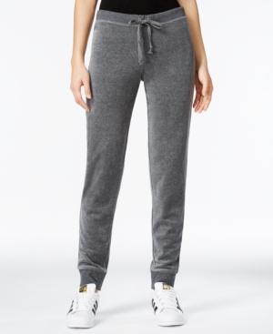 Hippie Rose Juniors' Velour Jogger Pants