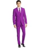 Opposuits Purple Prince Slim-fit Suit & Tie