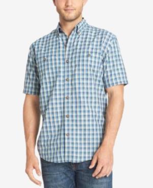 G.h. Bass & Co. Men's Performance Sun Protection Plaid Short-sleeve Shirt