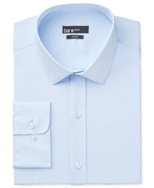Bar Iii Men's Fitted Light Blue Hairline Dress Shirt, Only At Macy's