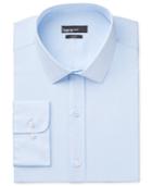 Bar Iii Men's Fitted Light Blue Hairline Dress Shirt, Only At Macy's