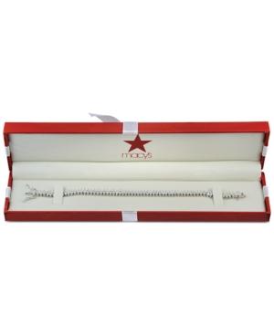 Giani Bernini Cubic Zirconia Marquis Tennis Bracelet In 18k Gold-plated Sterling Silver Or Sterling Silver, Created For Macy's