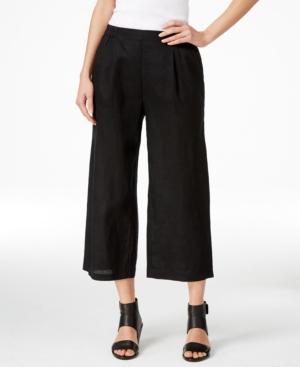 Eileen Fisher Cropped Wide-leg Pants