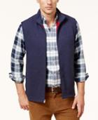 Club Room Men's Zip-front Knit Vest, Only At Macy's