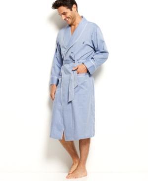 Nautica Anchor Woven Shawl Collar Robe