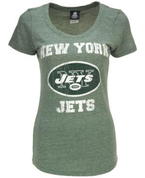 5th & Ocean Women's New York Jets Tri-natural Jersey T-shirt