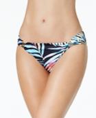Bar Iii Tie-dyed Cheeky Hardware Bikini Bottoms, Created For Macy's Women's Swimsuit