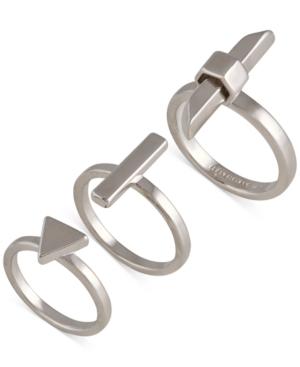French Connection Silver-tone Stackable Dagger Ring