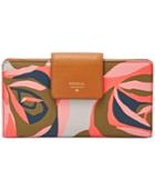 Fossil Sydney Floral Tab Leather Wallet