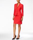 Tahari Asl Three-button Skirt Suit
