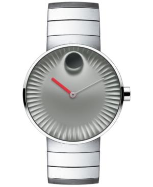 Movado Men's Swiss Edge Stainless Steel Bracelet Watch 40mm 3680008