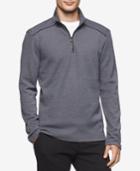 Calvin Klein Men's Jacquard Quarter-zip Sweater