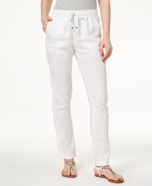 Tommy Hilfiger Linen Drawstring Pants