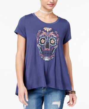 Hybrid Juniors' Graphic Swing T-shirt