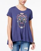 Hybrid Juniors' Graphic Swing T-shirt
