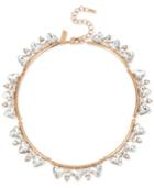 Inc International Concepts Rose Gold-tone Large Crystal Collar Necklace, Only At Macy's