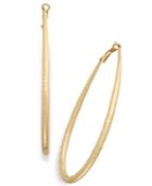 Thalia Sodi Extra Large 3 Diamond-cut Teardrop Hoop Earrings, Created For Macy's