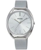 Pulsar Women's Easy Style Stainless Steel Mesh Bracelet Watch 34mm Pg2041