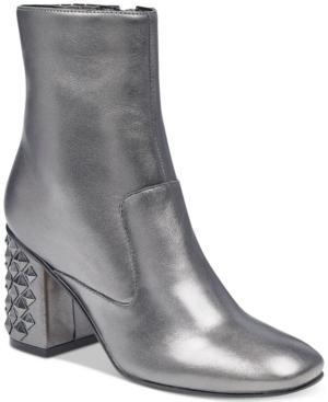 Guess Women's Madeup Studded Block-heel Booties Women's Shoes
