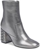 Guess Women's Madeup Studded Block-heel Booties Women's Shoes