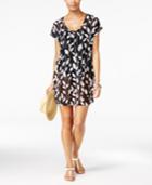 Anne Cole Vines Printed Mesh Tunic Cover-up Women's Swimsuit