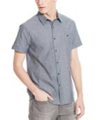 Kenneth Cole Reaction Men's Hanger Print Short-sleeve Shirt