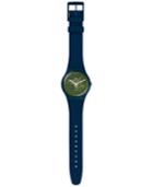 Swatch Unisex Swiss Buchetti Tech Mode Blue Silicone Strap Watch 41mm Suon113