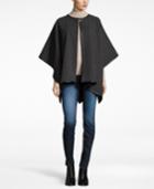 Calvin Klein Turn-lock Piped Ruana