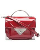 Dkny Jaxone Top-handle Patent Leather Crossbody, Created For Macy's