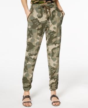 Hippie Rose Juniors' Ruched Jogger Pants