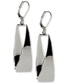 Anne Klein Silver-tone Geometric Drop Earrings